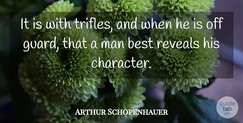Arthur Schopenhauer Quote About Life, Success, Time: It Is With Trifles And...