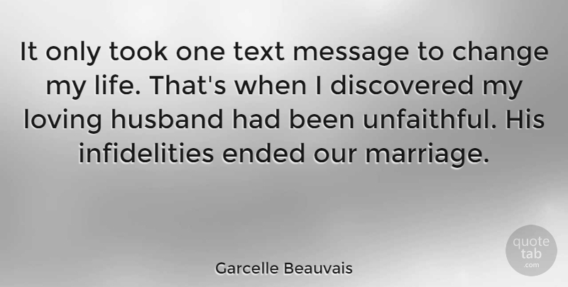 Garcelle Beauvais Quote About Husband, Infidelity, Messages: It Only Took One Text...