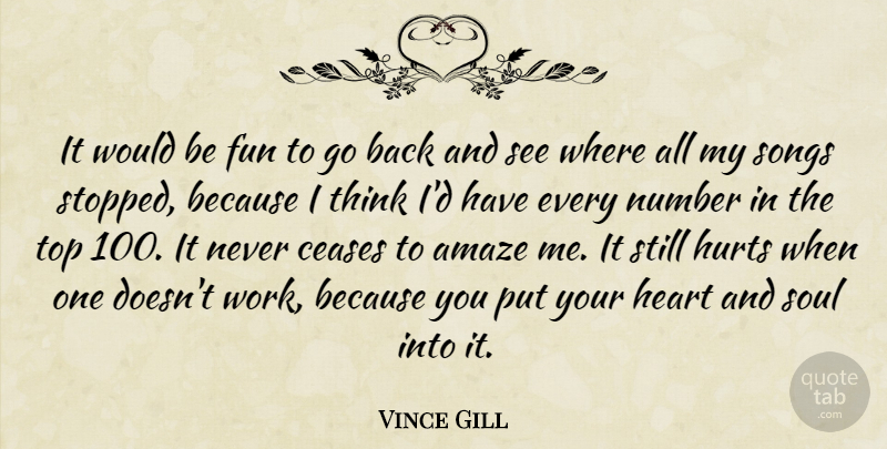 Vince Gill Quote About Song, Hurt, Fun: It Would Be Fun To...