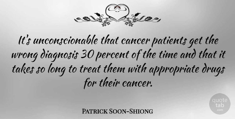 Patrick Soon-Shiong Quote About Cancer, Long, Drug: Its Unconscionable That Cancer Patients...
