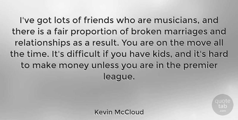 Kevin McCloud Quote About Broken, Difficult, Fair, Hard, Lots: Ive Got Lots Of Friends...