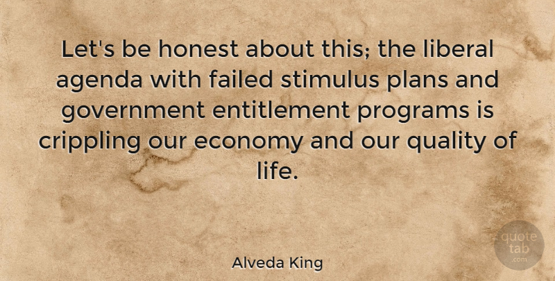 Alveda King Quote About Government, Quality, Agendas: Lets Be Honest About This...