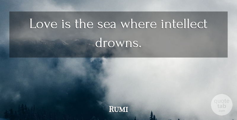 Rumi Quote About Love, Love Is, Sea: Love Is The Sea Where...