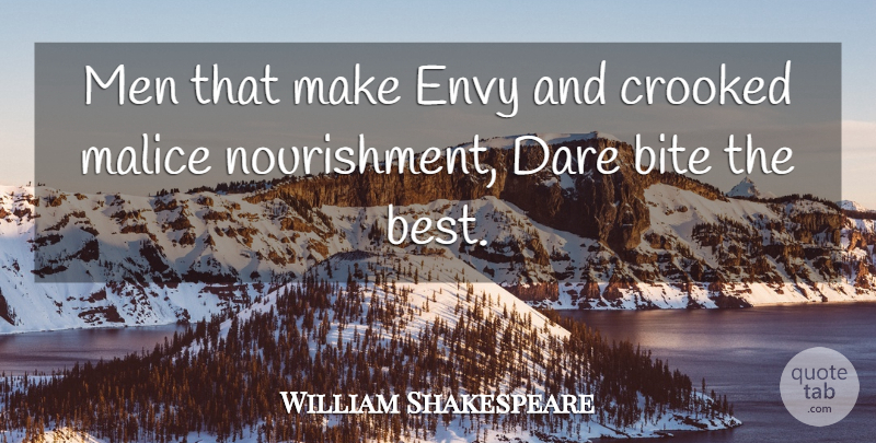 William Shakespeare Quote About Men, Envy, Dare: Men That Make Envy And...