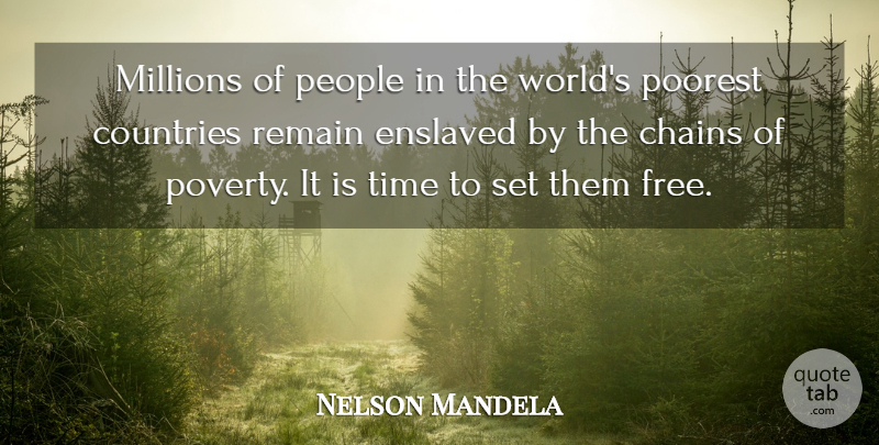 Nelson Mandela Quote About Country, People, Inspire: Millions Of People In The...