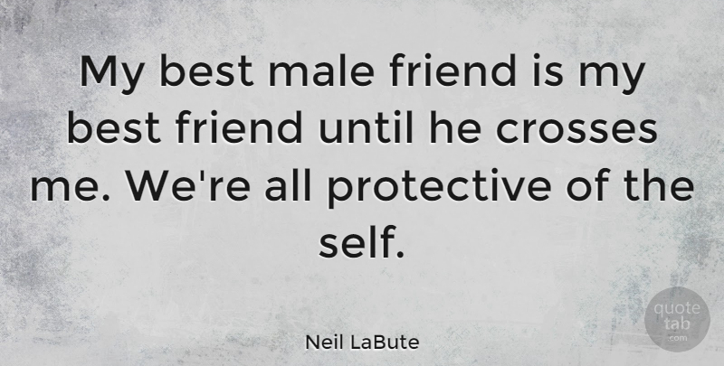 Neil LaBute Quote About Friendship, Self, My Best Friend: My Best Male Friend Is...