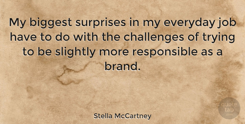 Stella McCartney Quote About Jobs, Challenges, Everyday: My Biggest Surprises In My...