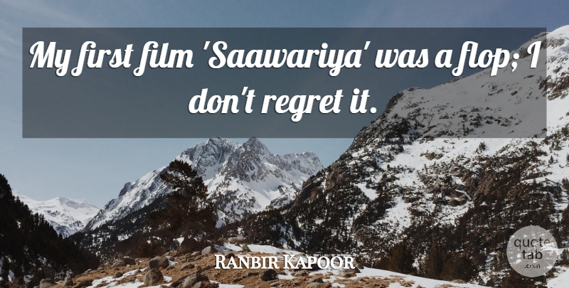 Ranbir Kapoor Quote About undefined: My First Film Saawariya Was...