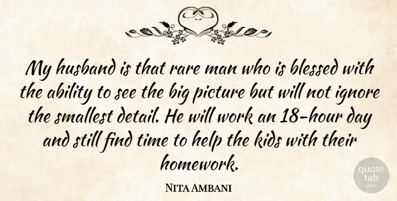 Nita Ambani Quote About Ability, Blessed, Husband, Ignore, Kids: My Husband Is That Rare...