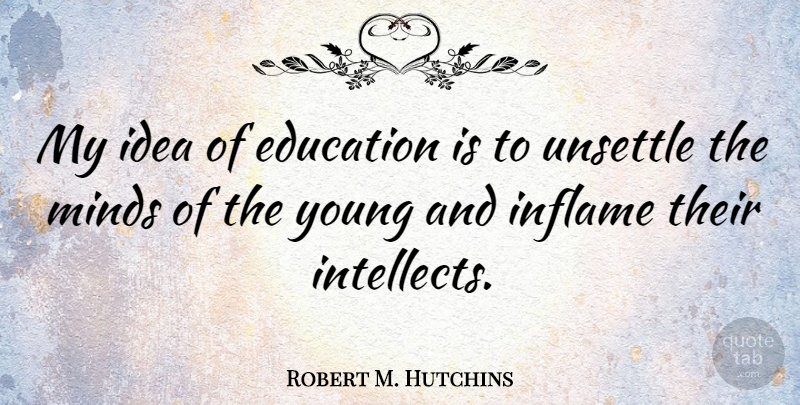 Robert M. Hutchins Quote About Education, Learning, Ideas: My Idea Of Education Is...