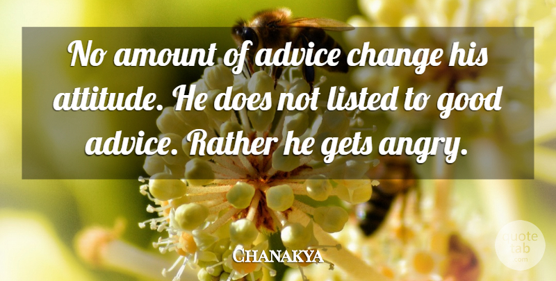 Chanakya Quote About Attitude, Political, Advice: No Amount Of Advice Change...