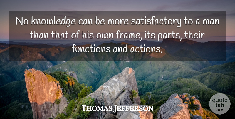 Thomas Jefferson Quote About Men, Body, Action: No Knowledge Can Be More...