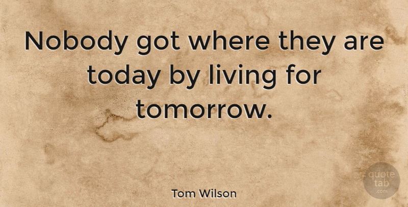 Tom Wilson Quote About American Cartoonist, Living, Nobody: Nobody Got Where They Are...