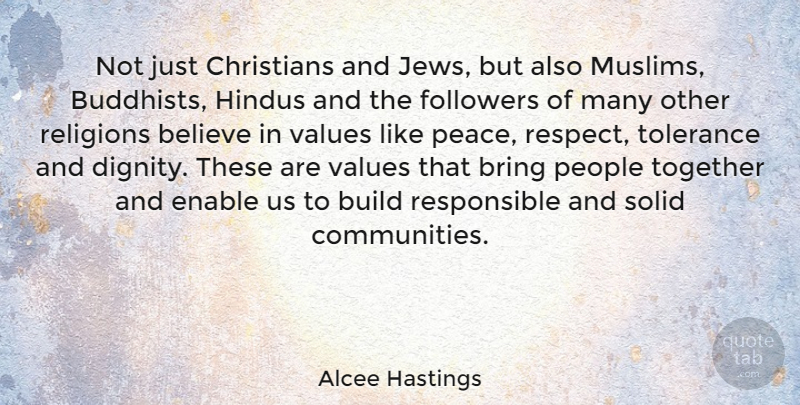Alcee Hastings Quote About Forgiveness, Christian, Buddhist: Not Just Christians And Jews...