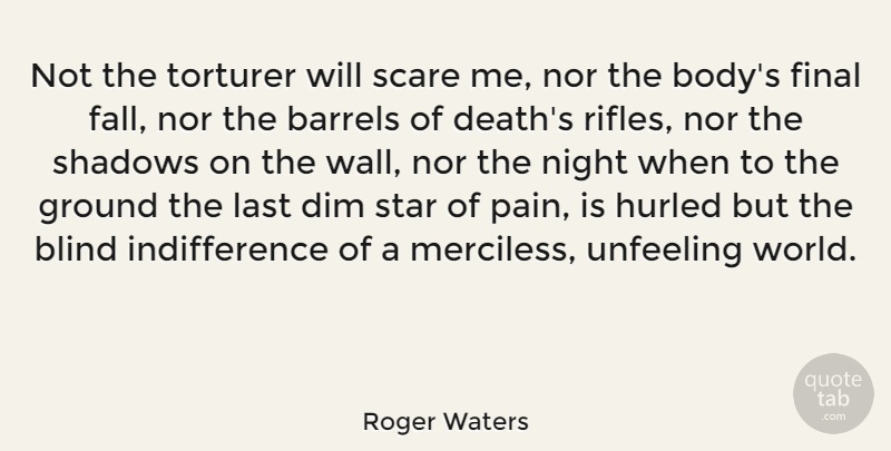 Roger Waters Quote About Stars, Pain, Wall: Not The Torturer Will Scare...