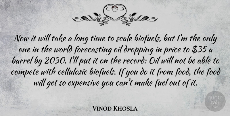 Vinod Khosla Quote About Oil, Long, Records: Now It Will Take A...