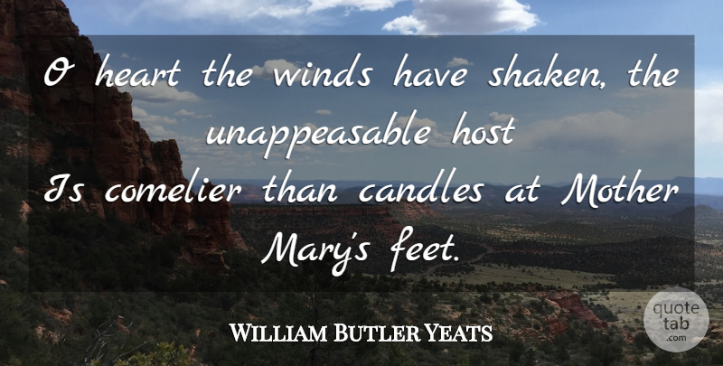 William Butler Yeats Quote About Mother, Heart, Wind: O Heart The Winds Have...