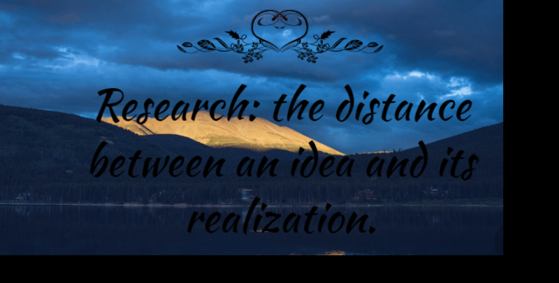 David Sarnoff Quote About Distance, Ideas, Realization: Research The Distance Between An...