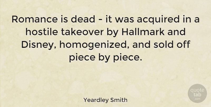 Yeardley Smith Quote About Funny Valentines Day, Romantic Love, Romance: Romance Is Dead It Was...