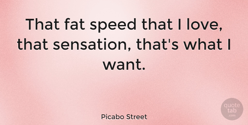 Picabo Street Quote About American Athlete: That Fat Speed That I...