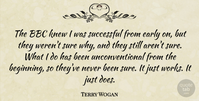 Terry Wogan Quote About Bbc, Knew, Sure: The Bbc Knew I Was...