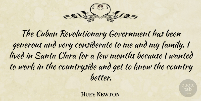 Huey Newton Quote About Country, Government, Santa: The Cuban Revolutionary Government Has...