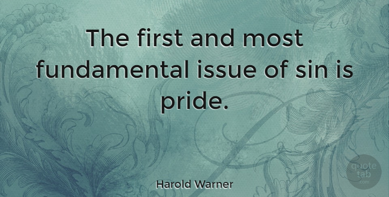 Harold Warner Quote About American Coach: The First And Most Fundamental...