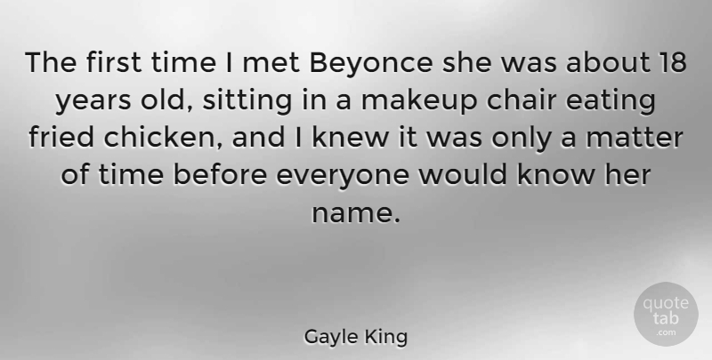 Gayle King Quote About Makeup, Years, Names: The First Time I Met...