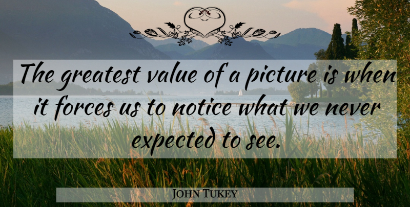 John Tukey Quote About Data, Force, Analytics: The Greatest Value Of A...