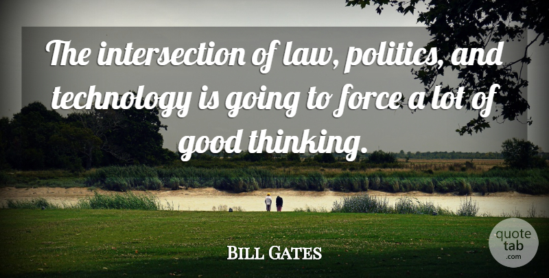 Bill Gates Quote About Technology, Thinking, Law: The Intersection Of Law Politics...