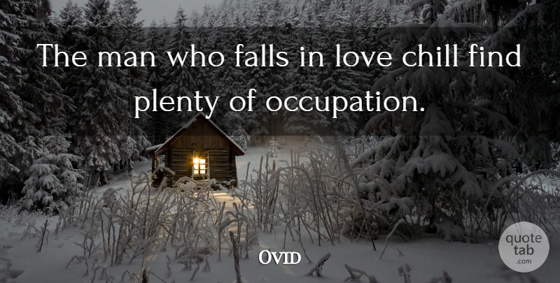 Ovid Quote About Falling In Love, Men, Occupation: The Man Who Falls In...