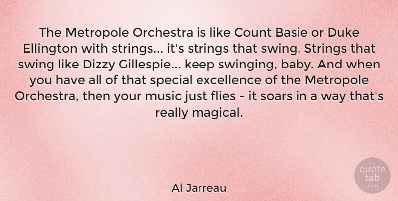 Al Jarreau Quote About Count, Dizzy, Duke, Flies, Music: The Metropole Orchestra Is Like...