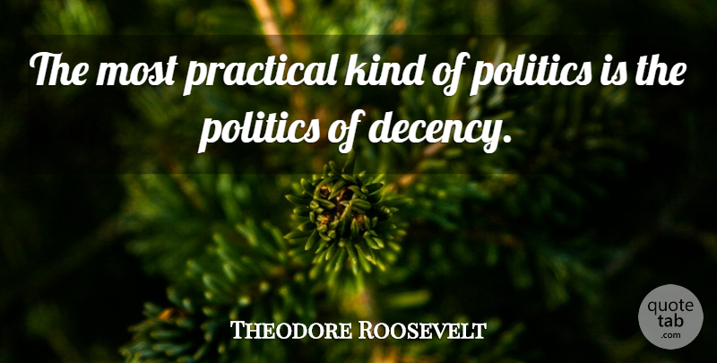 Theodore Roosevelt Quote About Politics, Kind, Individualism: The Most Practical Kind Of...