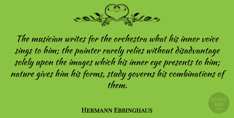 Hermann Ebbinghaus Quote About Writing, Eye, Voice: The Musician Writes For The...