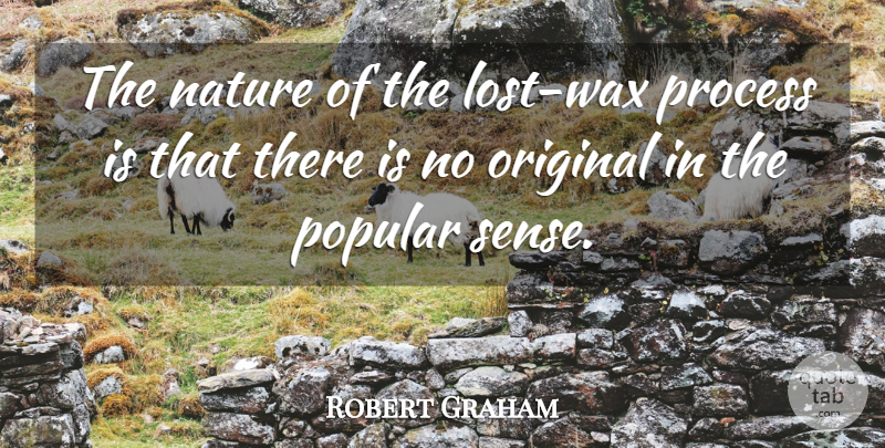 Robert Graham Quote About Nature, Original: The Nature Of The Lost...