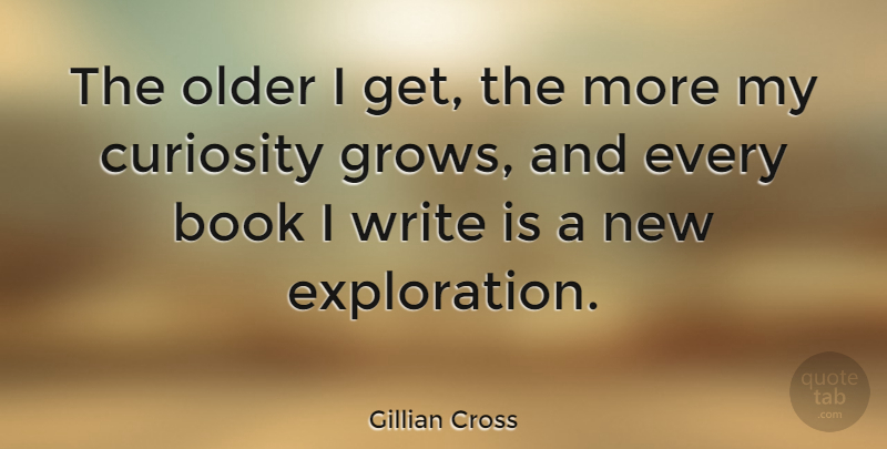Gillian Cross Quote About undefined: The Older I Get The...