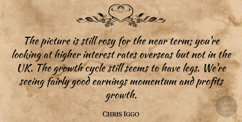 Chris Iggo Quote About Cycle, Earnings, Fairly, Good, Growth: The Picture Is Still Rosy...