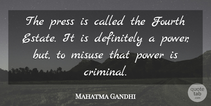 Misuse of power quotes