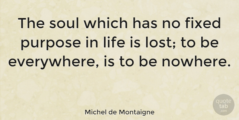 Michel de Montaigne Quote About Cute, Soul, Lost Friendship: The Soul Which Has No...