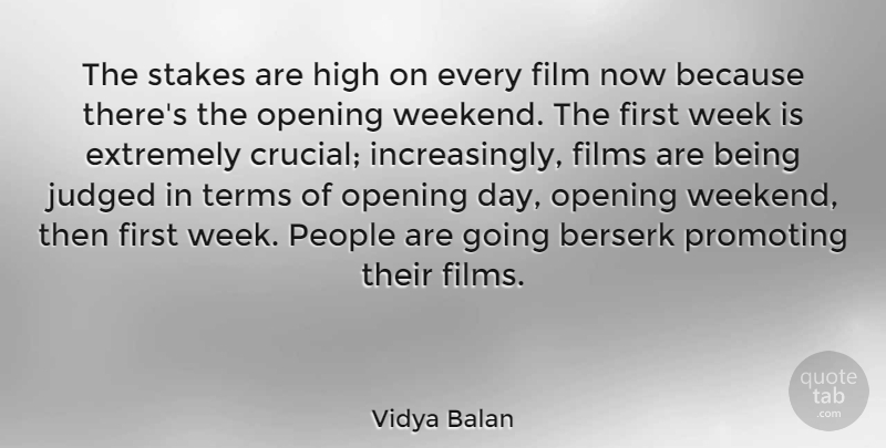 Vidya Balan Quote About Berserk, Extremely, Films, High, Judged: The Stakes Are High On...