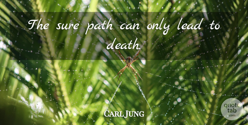 Carl Jung Quote About Path, Memories Dreams Reflections: The Sure Path Can Only...