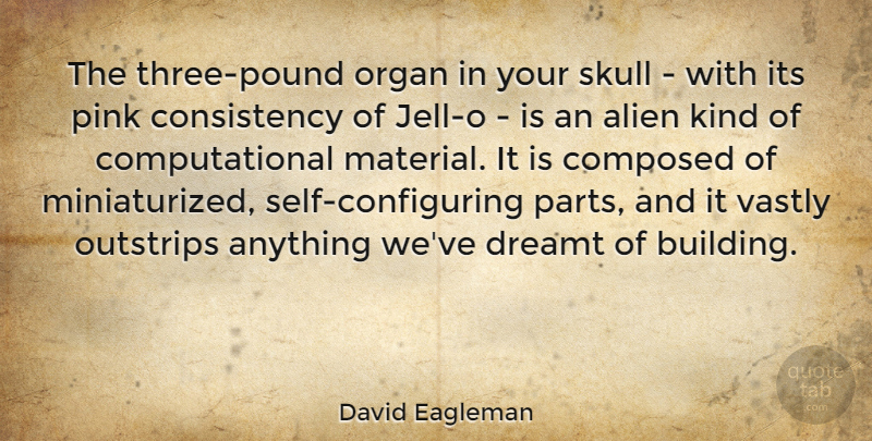 David Eagleman Quote About Self, Skulls, Consistency: The Three Pound Organ In...