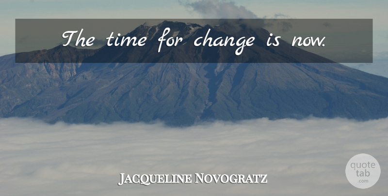 Jacqueline Novogratz Quote About Thought Provoking, Time For A Change, Provoking: The Time For Change Is...
