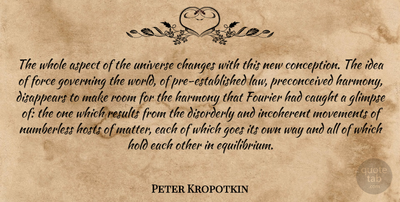 Peter Kropotkin Quote About Law, Ideas, Movement: The Whole Aspect Of The...