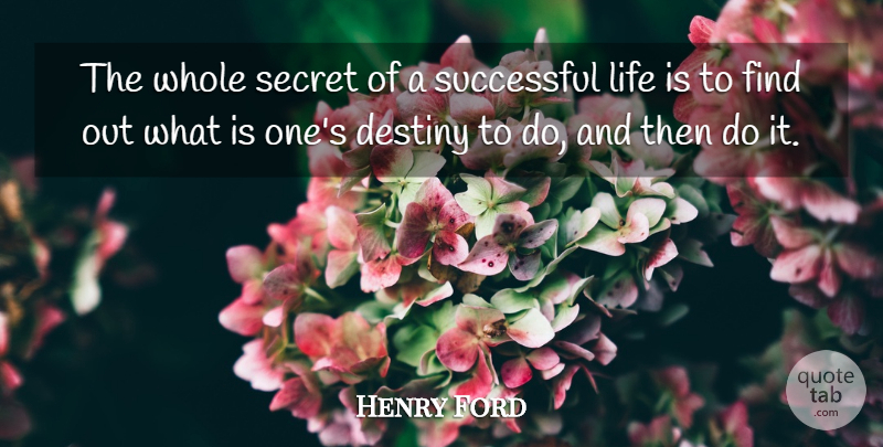 Henry Ford Quote About Inspirational, Motivational, Positive: The Whole Secret Of A...