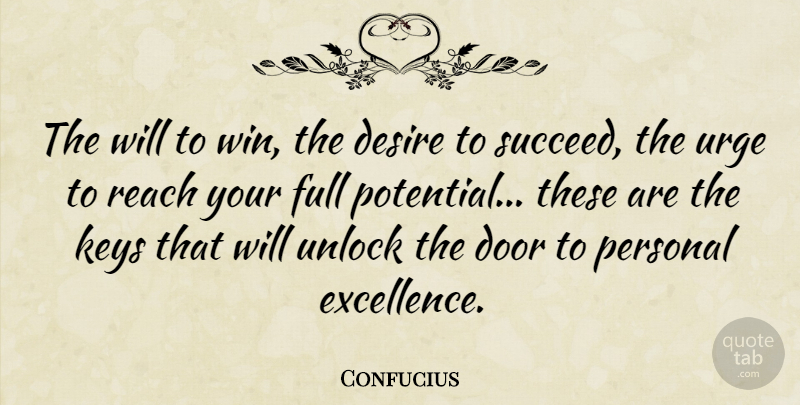 Confucius Quote About Positive, Monday, Attitude: The Will To Win The...