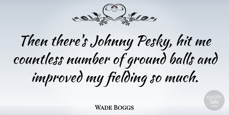 Wade Boggs Quote About Numbers, Balls: Then Theres Johnny Pesky Hit...