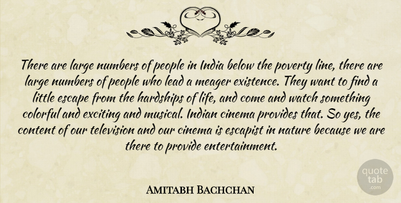 Amitabh Bachchan Quote About Numbers, People, Musical: There Are Large Numbers Of...