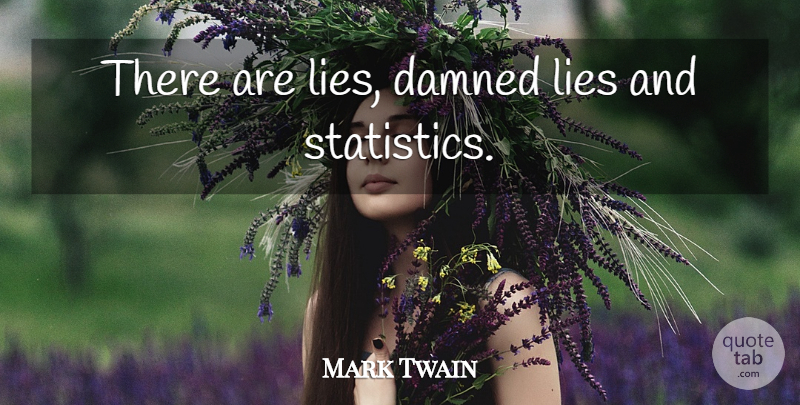 Mark Twain Quote About Inspirational, Motivational Sports, Lying: There Are Lies Damned Lies...