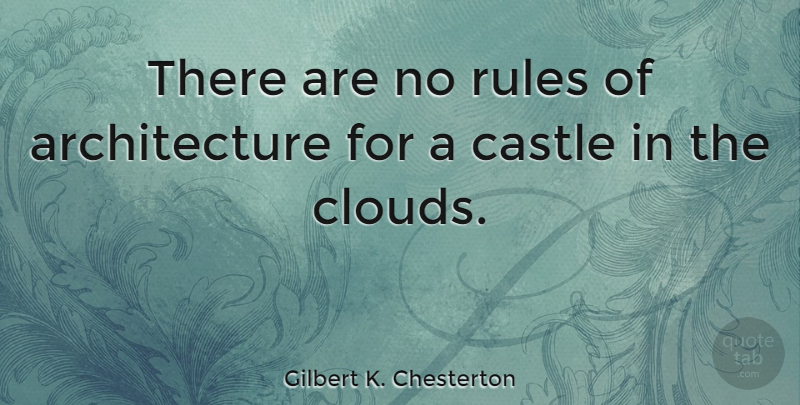 Gilbert K. Chesterton Quote About Graduation, Hope, Carpe Diem: There Are No Rules Of...